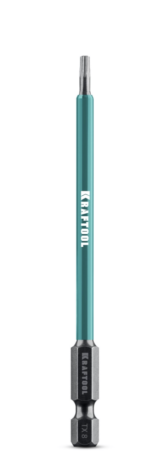 Бита Kraftool Optimum TX8х100 мм (1шт) – фото №1 Бита Kraftool Optimum TX8х100 мм (1шт) – №1