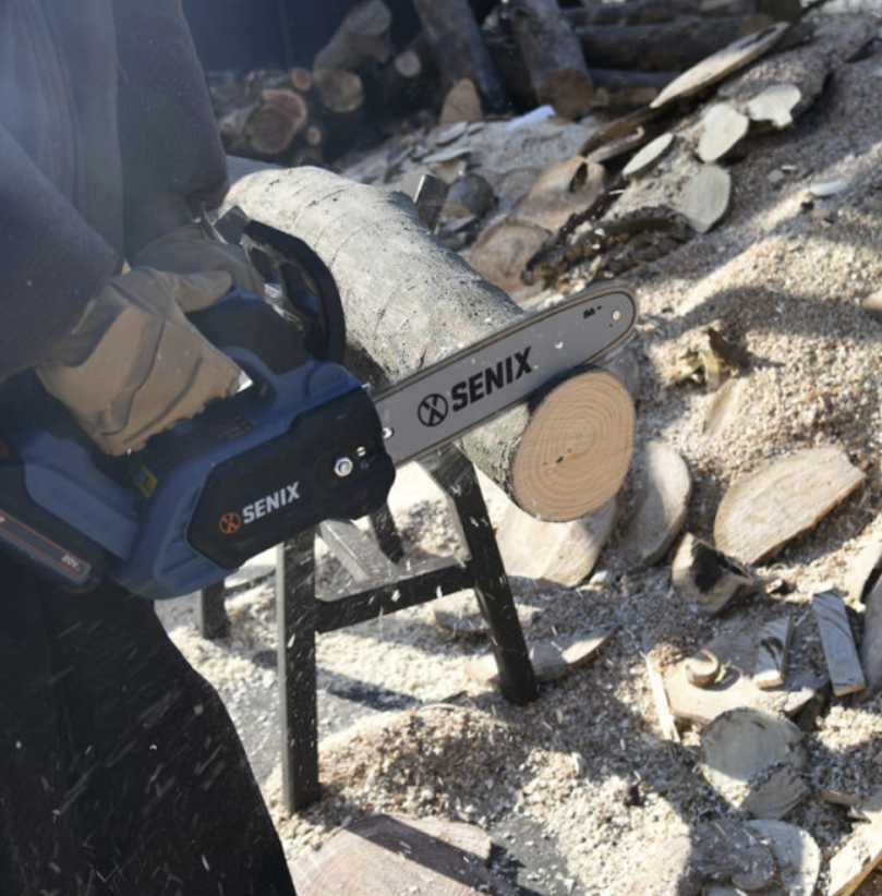 Аккумуляторная цепная пила Senix CSX2-M1-EU (1х4,0 Ач) – №6