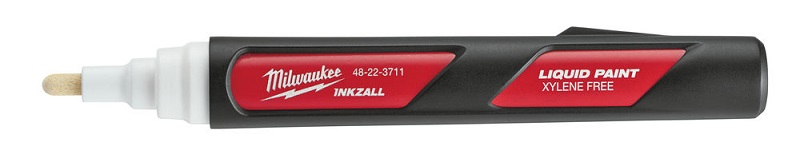 Маркер строительный Milwaukee Inkzall LP 3 мм, белый – фото №2 Маркер строительный Milwaukee Inkzall LP 3 мм, белый – №2