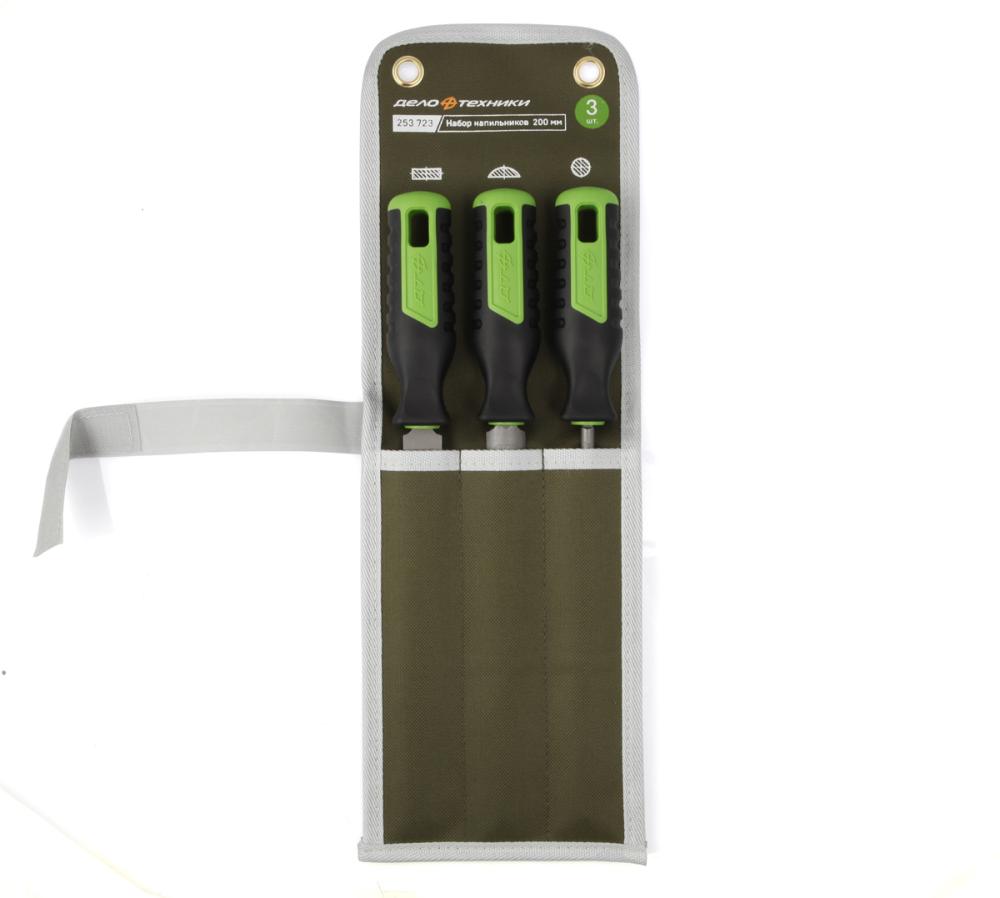 Набор напильников №2 Дело Техники 200 мм (3 шт) – №1