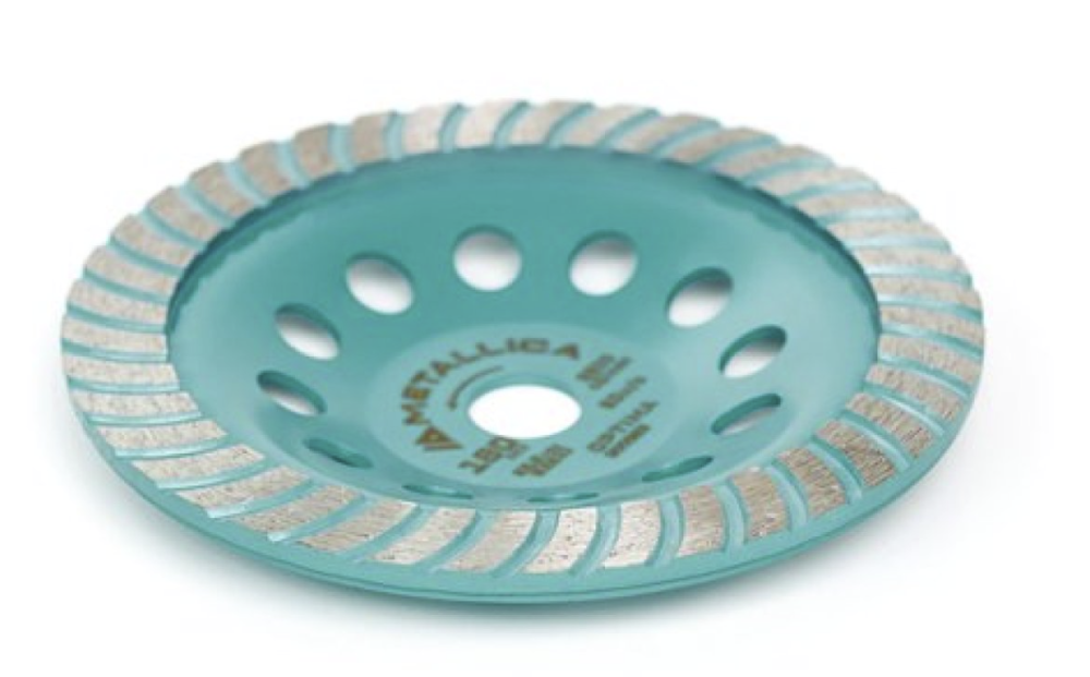 Чаша алмазная Metallica Optima 180x22,2 мм по бетону турбо – №1