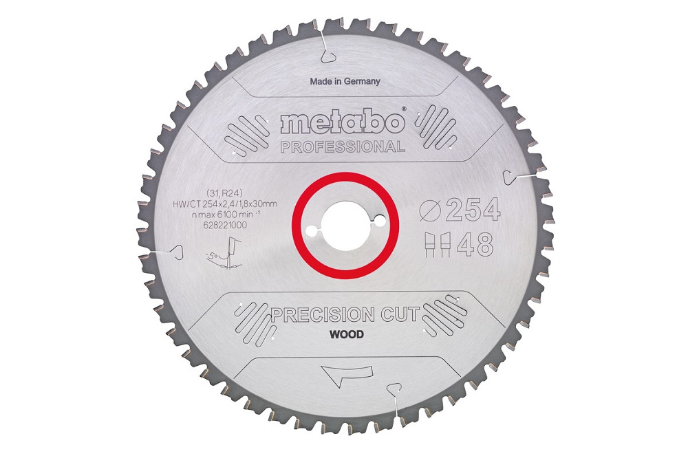 Диск пильный Metabo 254х30 мм 48T – фото №1 Диск пильный Metabo 254х30 мм 48T – №1