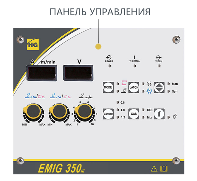 Сварочный полуавтомат Hugong EMIG 350 III – №3