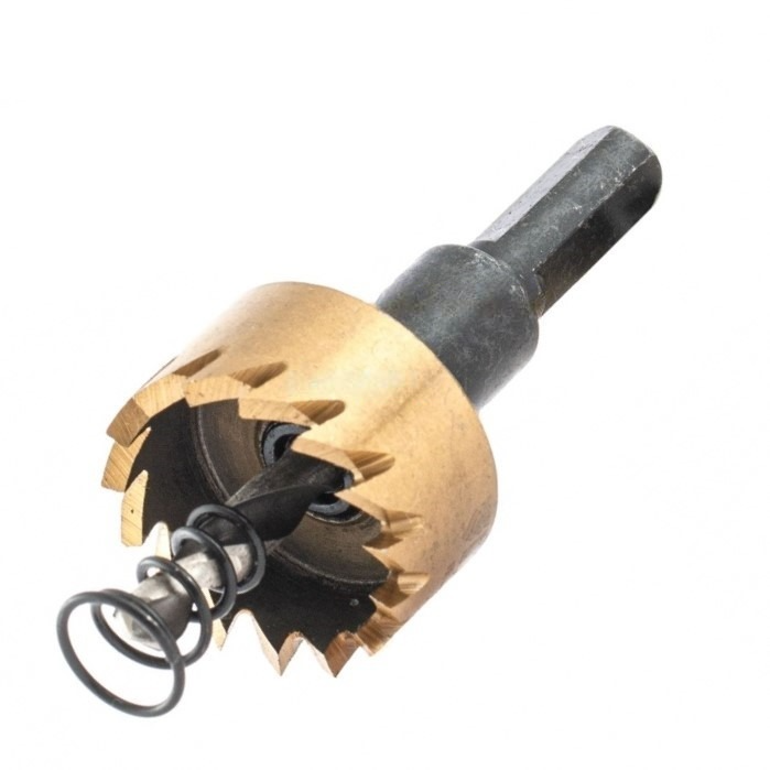 Коронка по металлу Elitech HSS 22 мм с центрирующим сверлом – №1