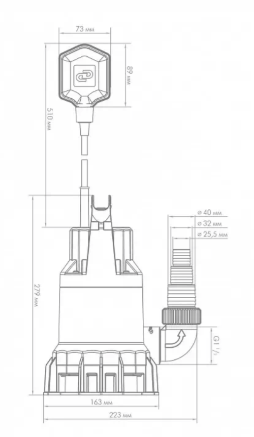 Насос фекальный Джилекс 140/6 – №5