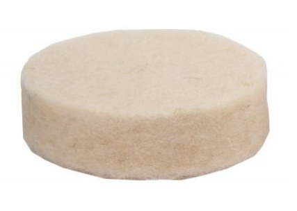 Насадка-круг для гравера Зубр 25х6 мм, фетр – №1