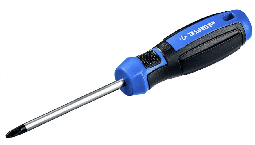 Отвертка крестовая Зубр Профи PH2 х 100 мм – №1