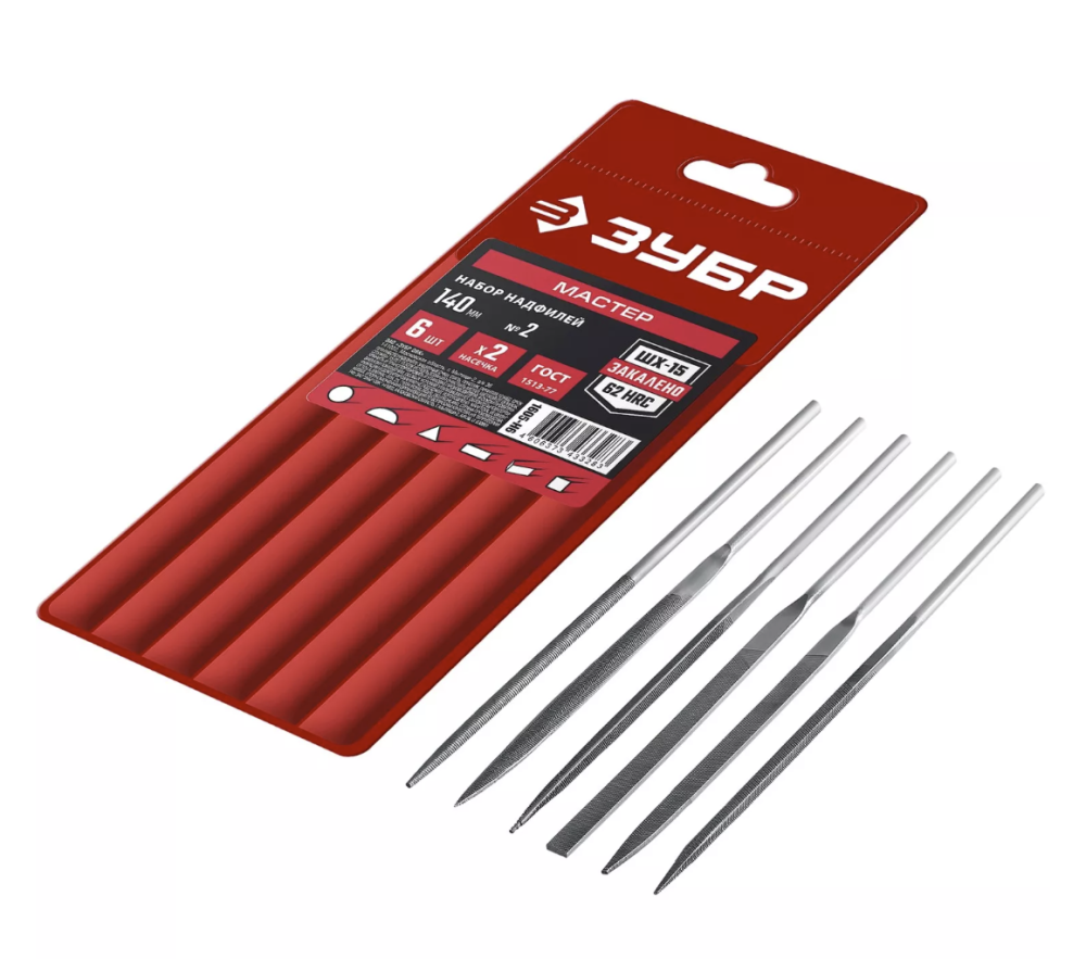 Набор надфилей Зубр 140 мм в чехле (10 шт) – №1