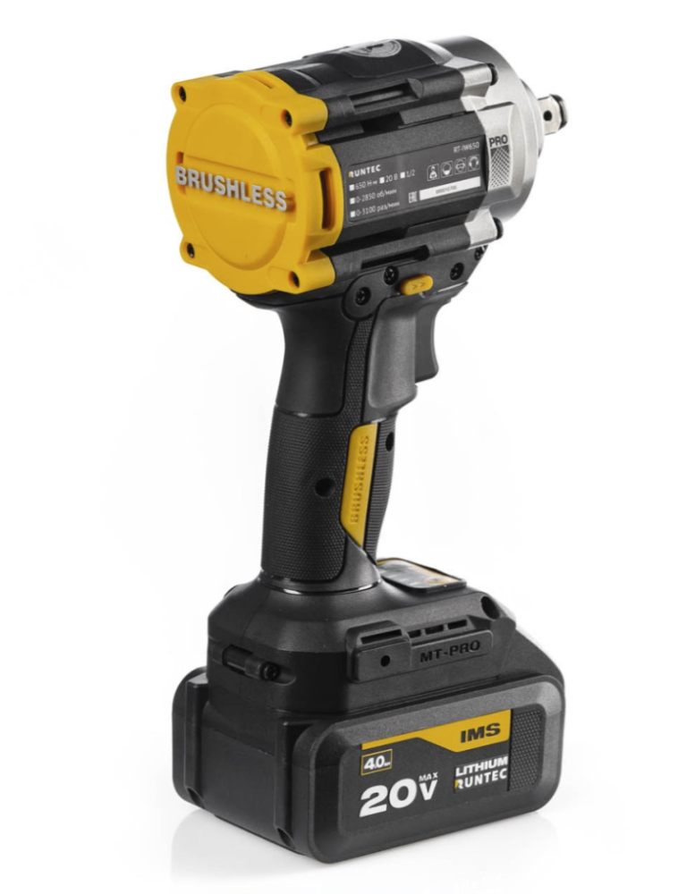 Аккумуляторный ударный гайковерт Runtec PRO RT-IW650 (2х4,0 Ач) – №1