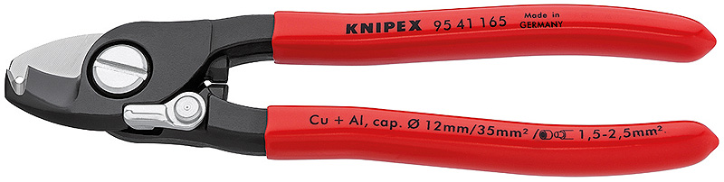 Кабелерез-стриппер для силового кабеля Knipex 165 мм (KN-9541165) – фото №1 Кабелерез-стриппер для силового кабеля Knipex 165 мм (KN-9541165) – №1