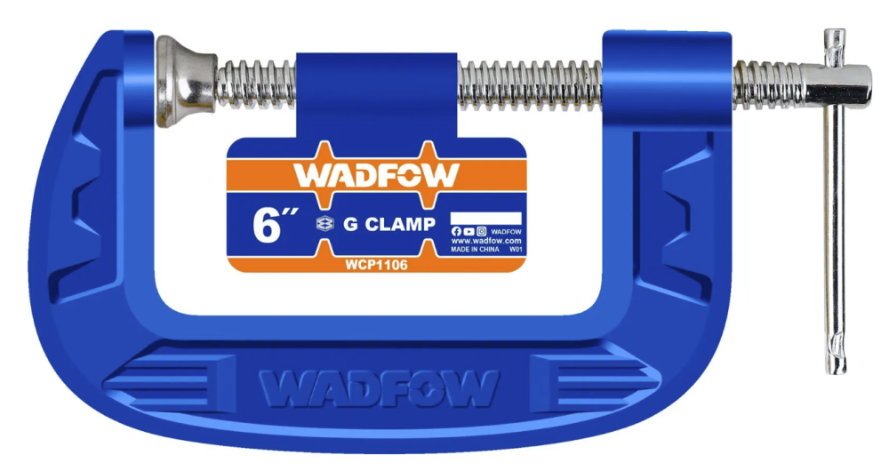 Струбцина G-образная WadFow WCP1106 150 мм – фото №1 Струбцина G-образная WadFow WCP1106 150 мм – №1