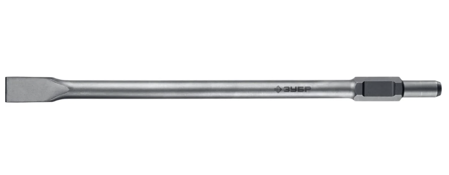 Зубило плоское НЕХ 30 Зубр Буран 35х600 мм – №1