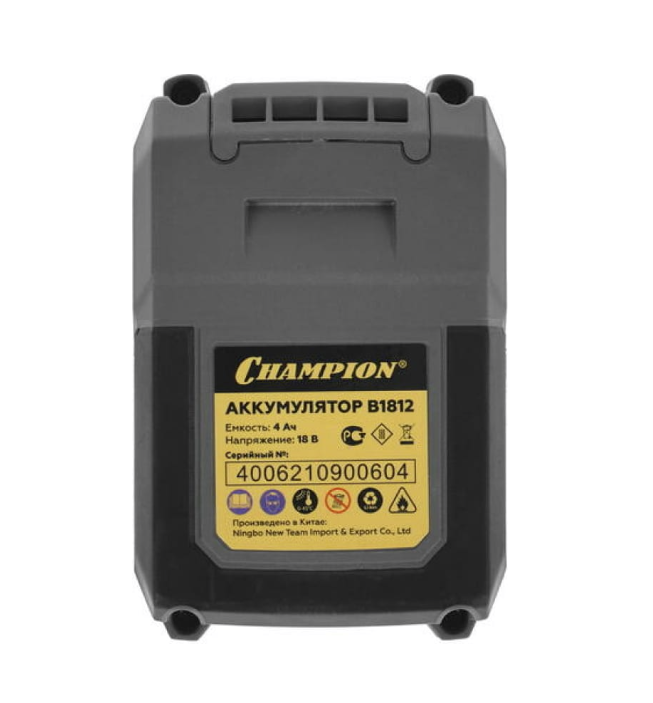 Аккумулятор Champion B1812 4,0 Ач – №1