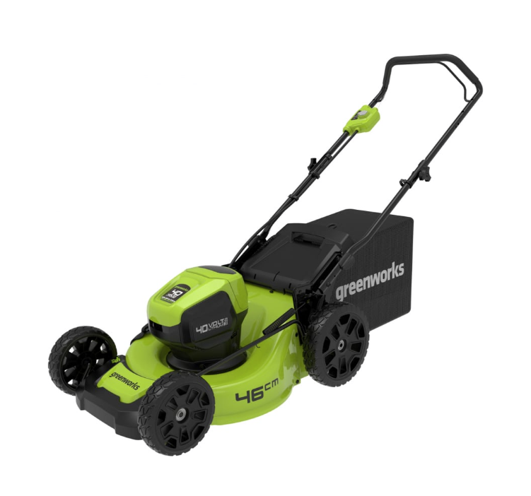 Аккумуляторная газонокосилка Greenworks GD40LM46HPK4 (1х4,0 Ач) 2514407UB – фото №1 Аккумуляторная газонокосилка Greenworks GD40LM46HPK4 (1х4,0 Ач) 2514407UB – №1