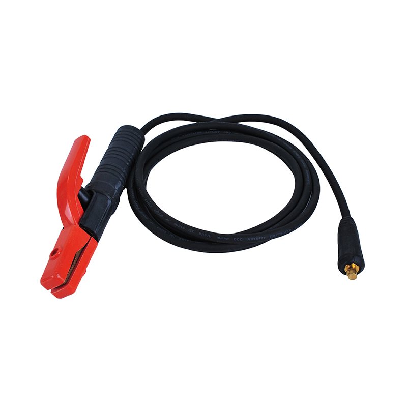 Кабель сварочный Elitech 300А с электрододержателем, 3 м – №1