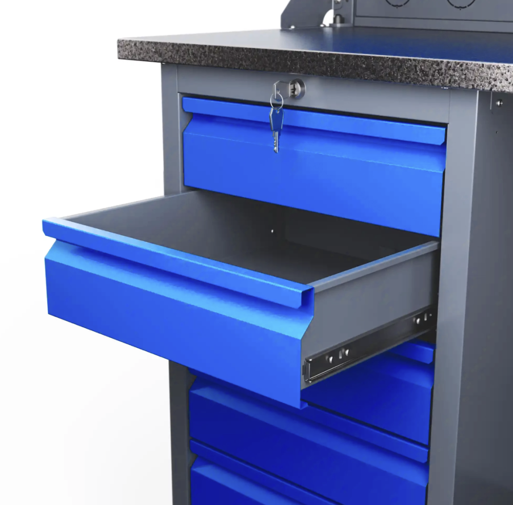 Верстак слесарный Верстакофф SLF 161.47.1-1R двухтумбовый – №1