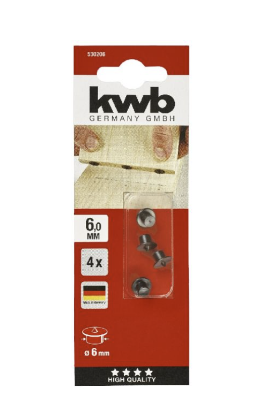 Кернер центровой для разметки шкантов KWB 6 мм (4 шт) – фото №1 Кернер центровой для разметки шкантов KWB 6 мм (4 шт) – №1