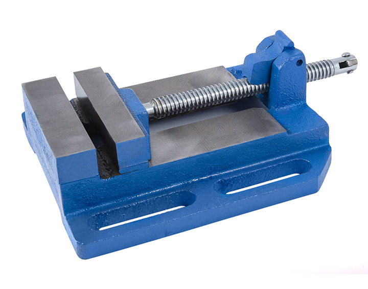 Тиски станочные МастерАлмаз 4" с зажимом для сверления – №1