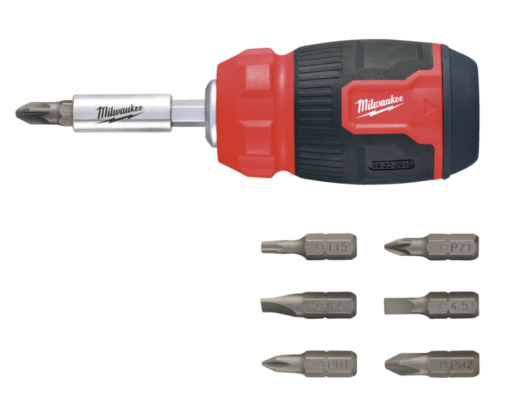 Отвертка универсальная Milwaukee 8-в-1 компактная – №3