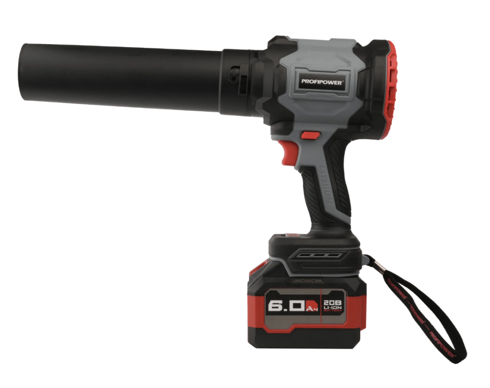 Аккумуляторная воздуходувка ProfiPower "Ураган" PLUS P972 20В (1х6,0 Ач) – фото №3 Аккумуляторная воздуходувка ProfiPower "Ураган" PLUS P972 20В (1х6,0 Ач) – №3
