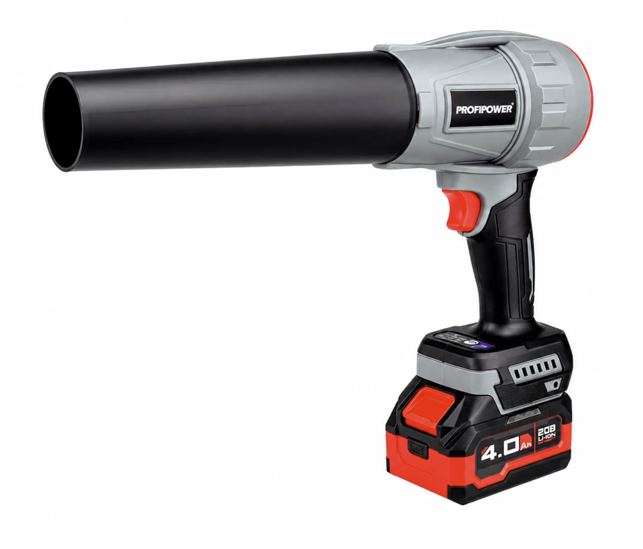 Аккумуляторная воздуходувка ProfiPower "Tornado" MKBUB-20В (1х4,0 Ач) – фото №2 Аккумуляторная воздуходувка ProfiPower "Tornado" MKBUB-20В (1х4,0 Ач) – №2