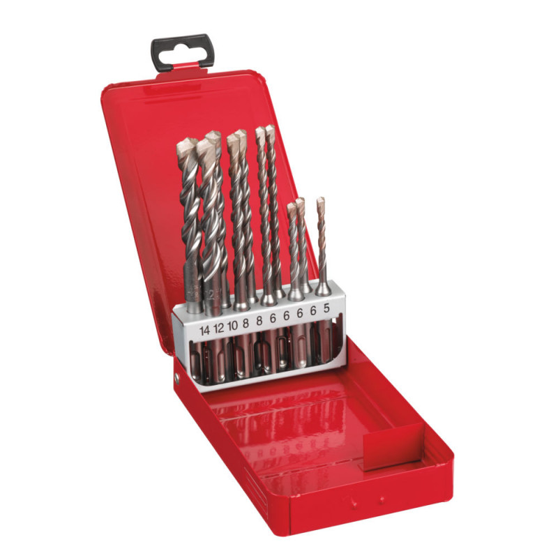 Набор буров SDS+ Milwaukee M2 (10 шт) – фото №1 Набор буров SDS+ Milwaukee M2 (10 шт) – №1