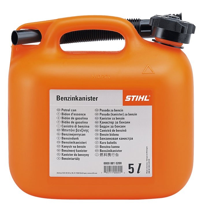 Канистра Stihl 5 л. оранжевая – фото №1 Канистра Stihl 5 л. оранжевая – №1