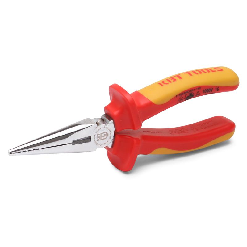 Длинногубцы КВТ Профи 160 мм диэлектрические – фото №1 Длинногубцы КВТ Профи 160 мм диэлектрические – №1