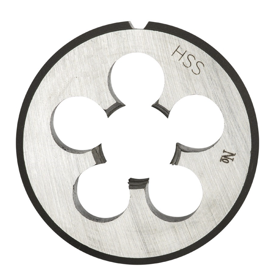 Плашка метрическая ПрофОснастка Эксперт Р6М5 №28 M7x1,0 мм, правая – №1