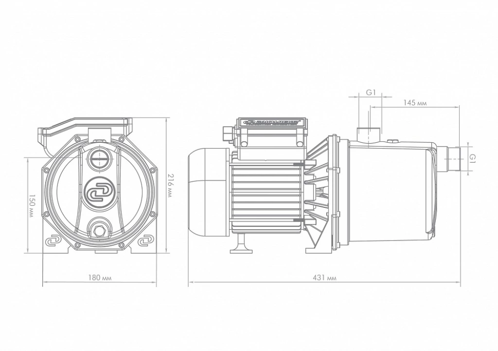 Насос поверхностный Джилекс Джамбо 60-35Н – №5