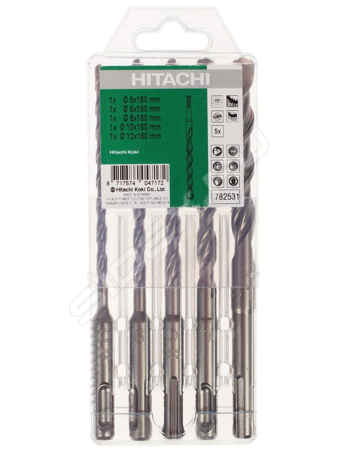Набор буров SDS+ Hikoki (5 шт) – №1