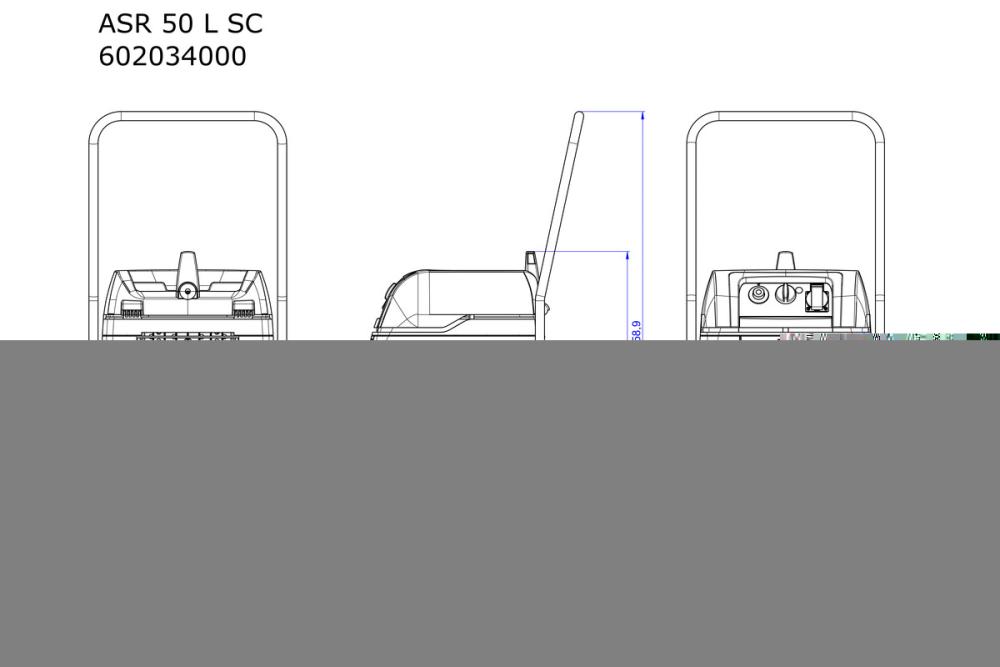 Пылесос промышленный Metabo ASR 50 L SC – №2