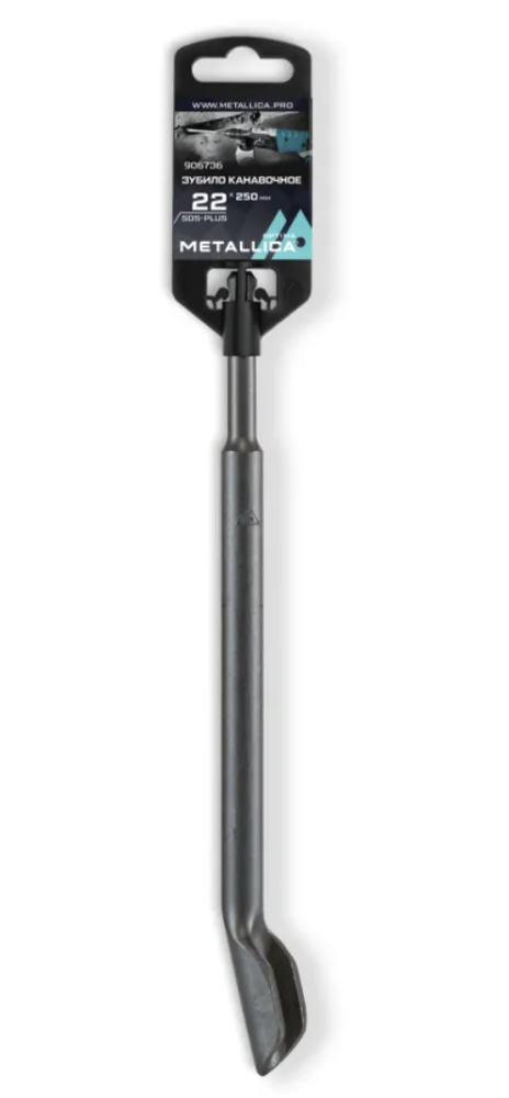 Зубило канавочное SDS-plus Metallica Optima 22х250/200 мм – фото №1 Зубило канавочное SDS-plus Metallica Optima 22х250/200 мм – №1
