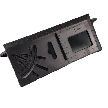 Линейка угловая мультипрофильная Uniqtool UTM-0001 174х60х4 мм – №1