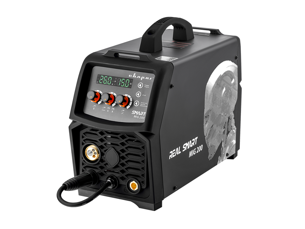Сварочный полуавтомат Сварог MIG 200 REAL SMART Black (маска+карги) – №1