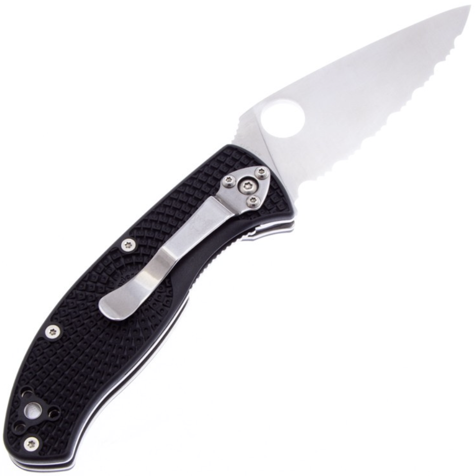 Нож Spyderco Tenacious LTW Serrated (122SBK) – фото №1 Нож Spyderco Tenacious LTW Serrated (122SBK) – №1