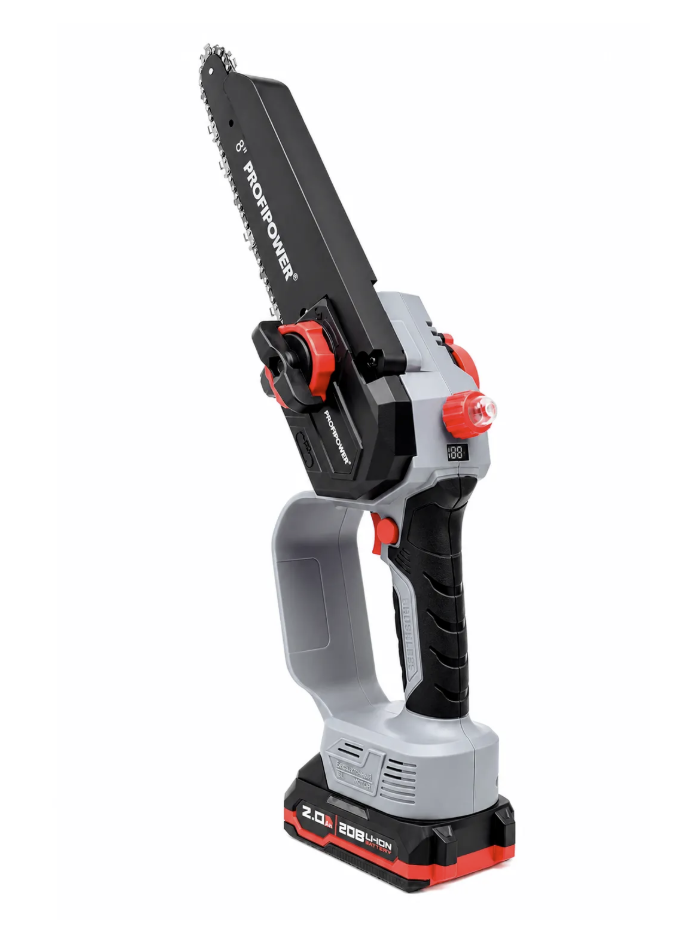 Аккумуляторная цепная пила ProfiPower MKGSH-20В 8" (2х2,0 Ач) – №1