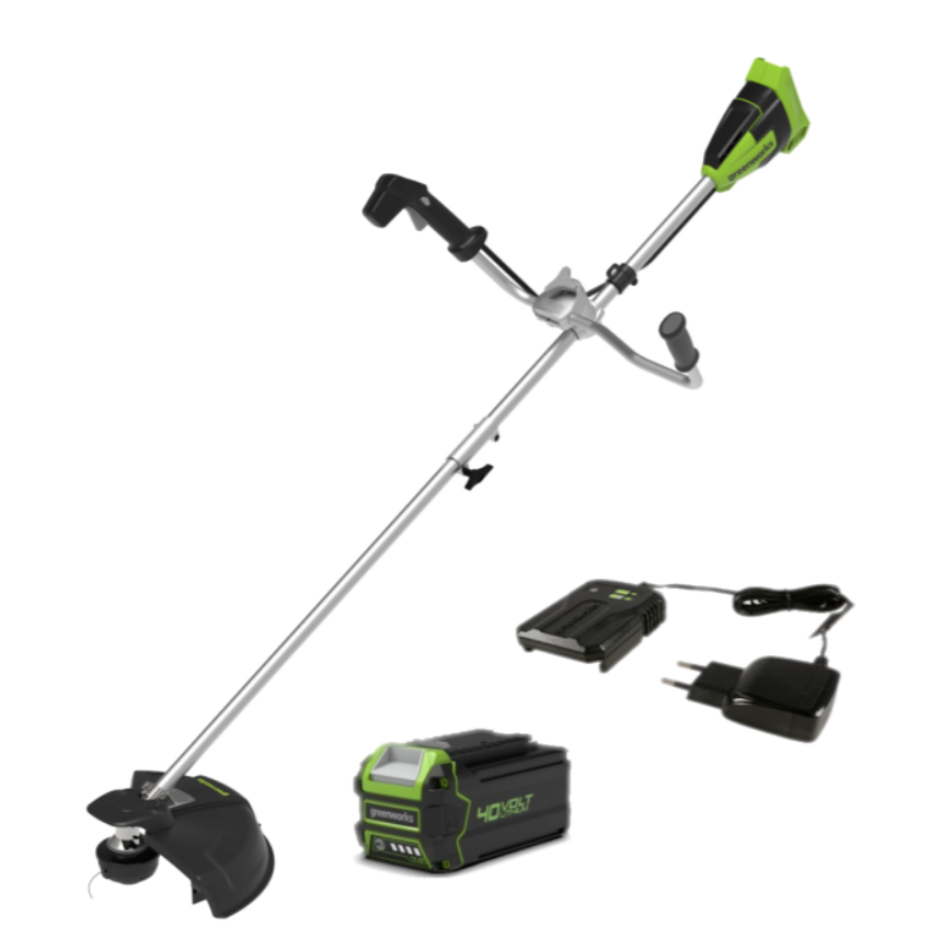 Аккумуляторный триммер Greenworks GD40BCB (1х4,0 Ач) 2105707UB – фото №1 Аккумуляторный триммер Greenworks GD40BCB (1х4,0 Ач) 2105707UB – №1