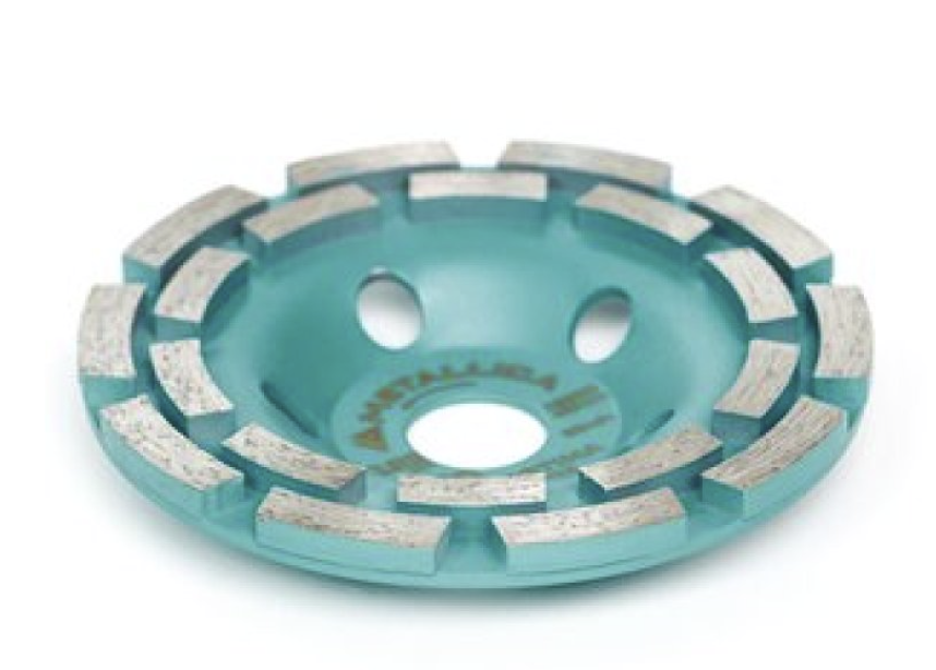 Чаша алмазная Metallica Optima 125x22,2 мм сегментная 2 -рядная – №1