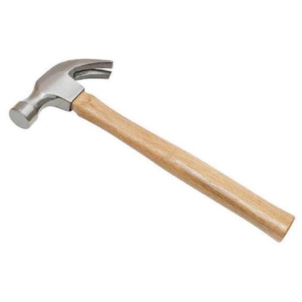 Молоток-гвоздодёр Mirax 450 гр с деревянной рукояткой – №1