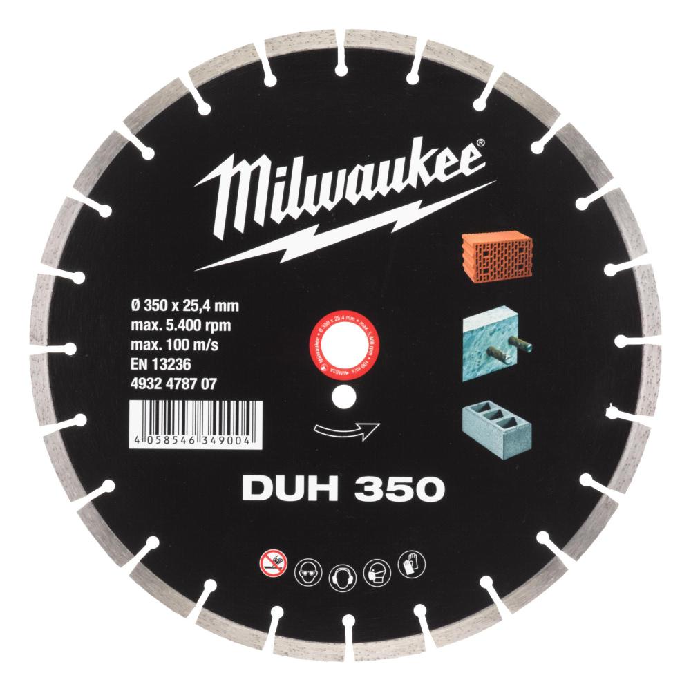 Диск алмазный Milwaukee DUH 350х25,4 мм – фото №1 Диск алмазный Milwaukee DUH 350х25,4 мм – №1