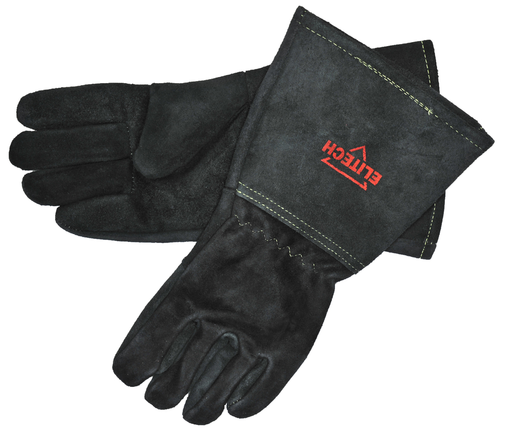 Краги сварочные Elitech черные – №1