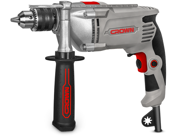 Дрель ударная Crown CT10130 – фото №1 Дрель ударная Crown CT10130 – №1