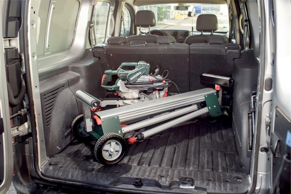 Подставка для торцовочной пилы Metabo KSU 251 на колёсах – №3