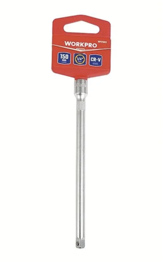 Удлинитель торцовых головок WORKPRO 3/8" 150 мм (WP275026) – фото №1 Удлинитель торцовых головок WORKPRO 3/8" 150 мм (WP275026) – №1