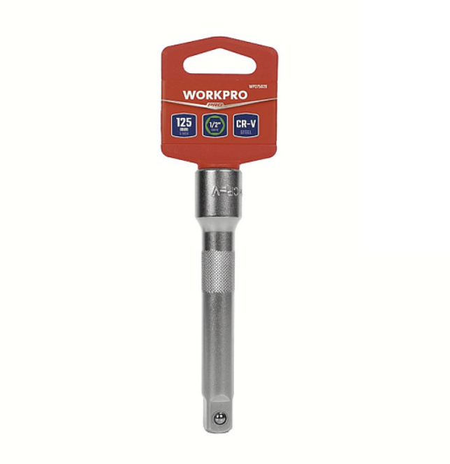 Удлинитель торцовых головок WORKPRO 1/2" 125 мм (WP275029) – фото №1 Удлинитель торцовых головок WORKPRO 1/2" 125 мм (WP275029) – №1