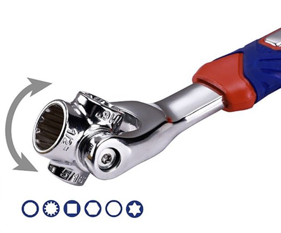 Ключ торцевой WORKPRO 8-в-1 (WP272018) – №1