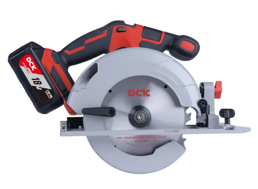 Аккумуляторная циркулярная пила DCK KDMY-165 (2х5,0 А/ч) – фото №1 Аккумуляторная циркулярная пила DCK KDMY-165 (2х5,0 А/ч) – №1