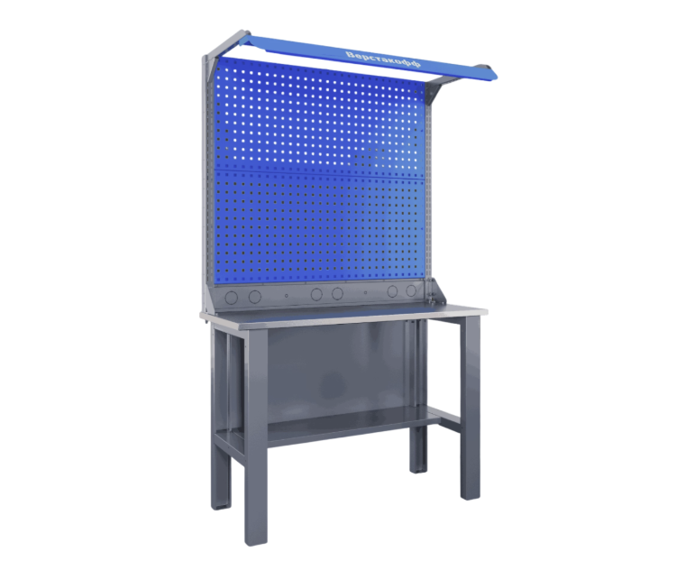 Верстак слесарный Верстакофф SLF 121.11.3-2FR бестумбовый – №1