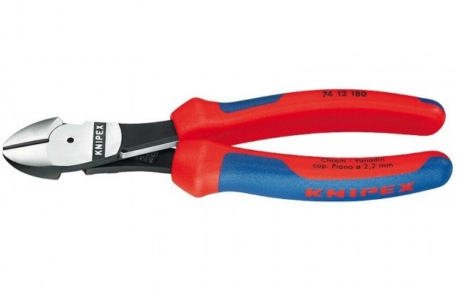Бокорезы Knipex 180 мм с пружинным механизмом (KN-7412180) – №1